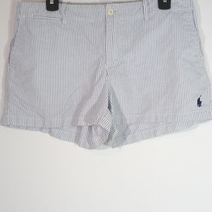 Striped Blue Women's Shorts